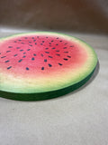 Round Wooden Watermelon Slice Tray