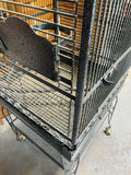 Bird Cage (C) with Sturdy Stand on Casters