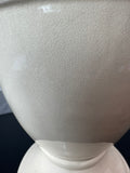 Faux Amaryllis Arrangement in Cream Ceramic Pot
