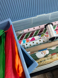 Rubbermaid Gift Wrapping Storage Station with Gift Wrap & Wrapping Supplies