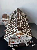 Byer’s Choice Colonial Style Gingerbread House with Gingerbread Figures