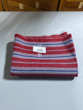 Red/Blue Striped Table Runner, 77"x16"