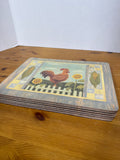Farm Animals Pimpernel Corkback Placemats - Set Of 6 (A)