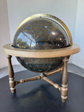 1982 Spherical Concepts Smoky Lucite Celestial Globe on Wooden Stand AS IS (READ DESCRIPTION CAREFULLY)