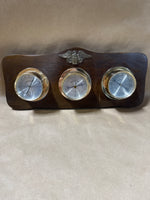 Wooden Hanging Weather Station // Thermometer // Barometer // Humidity Meter