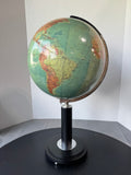 Authentic Models Art Deco Style 1930’s Netherlands Replica Pedestal World Globe
