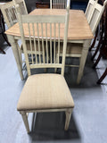 Two Tone Dining Table with Leaf and 6 Chairs ***HEAVY ITEM***READ DETAILS ON PICK UP POLICY***