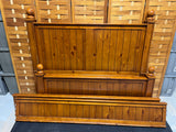 (C) Pottery Barn Kids Double Bed with Rails and Slats