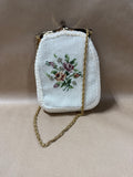 JR Florida Floral Needlepoint Handbag