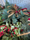 Assorted Lot of Christmas Floral Stems & Picks