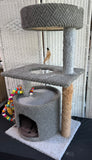 EveryYay Lookout Loft 4-Level Cat Tree with Hideaway with Toy