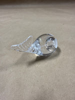 (C) Glass Whale Paper Weight