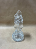 Swedish Clear Glass Couple Hugging