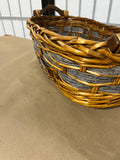 Two Tone Woven Basket