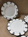 Make A Splash Ceramic Salad Plates - Set Of 4
