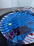 4-Piece Nautical Themed Melamine Dish Set