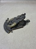 Cast Iron Judd Egyptian Revival Wall Letter Clip
