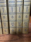 1972 Vintage Encyclopedia Britannica Gold Edition Complete Book Set