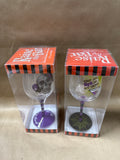 Halloween Wine Glasses - Pair / Appears Unused