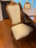 Thomasville Dining Table with 6 Chairs, 2 Leaves, and Pads***HEAVY ITEM***READ DETAILS ON PICK UP POLICY***