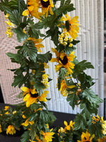 (A) Sunflowers & Pumpkins Autumn Decor Lot