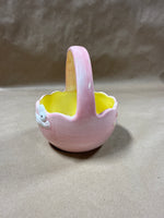 Easter Egg Ceramic Basket