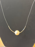 Single Faux Pearl Necklace