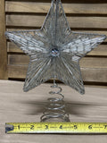 Silver Star Tree Topper