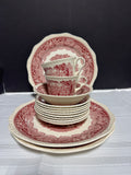 20-Piece Franciscan Pink Vista Ironstone China Set
