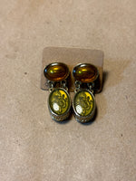 Green & Gold Earrings