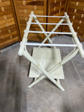 C-Luggage Rack with Shelf (Cream/Off White)