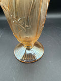Jeanette Glass Iris And Herringbone Glass Vase