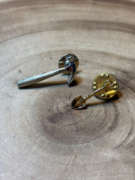 Hammer & Shovel Pins