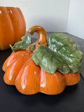 Valerie by Cumberland Design Group Ceramic Lidded Pumpkin Soup Tureen with Ladle