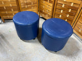 Convenience Concepts, Inc. Pair of Blue Storage Ottomans