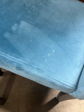 Pair of Parson's Style dining Chairs, Home Goods, bright teal blue color