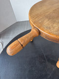 Wooden Vintage 3-Legged Milking Stool