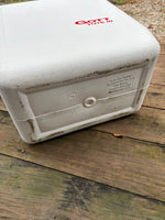 Red and White Cooler