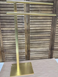 Brushed Brass Towel Rack