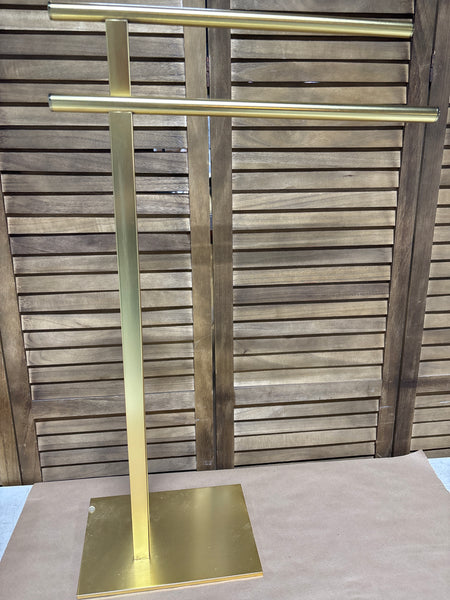 Brushed Brass Towel Rack