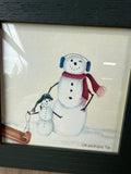 Holiday Snowman Art