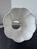 Sealed White Scallop Pleated Lamp Shade