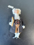 (H) John Adams 2006 Signed Colonial Williamsburg Gladys Boalt Hand Made Ornament