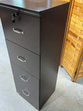 File Cabinet with 4 Drawers with Key