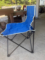 D-Blue Folding Outdoor Chair
