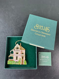 Drayton House Sheila’s Historical Cottage Metal Ornament in Box