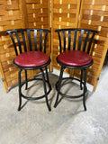 Swivel Bar Stools, 24"; Set of 2