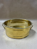Small Oval Brass Planter