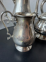 International Sterling 5-Piece Hadley Sterling Silver Tea Set
