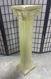 Plaster Column Plant Stand